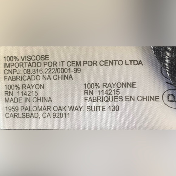 SZ SP Vix Paula Hermanny Black / White Zebra Stripe Cover-Up Kaftan - Picture 8 of 9